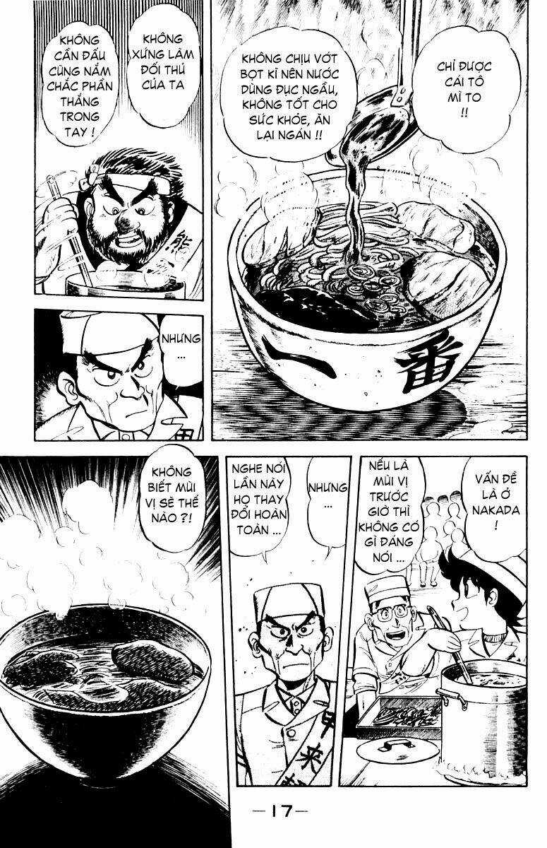 Mister Ajikko (Siêu Đầu Bếp Tí Hon) Chapter 9 trang 17