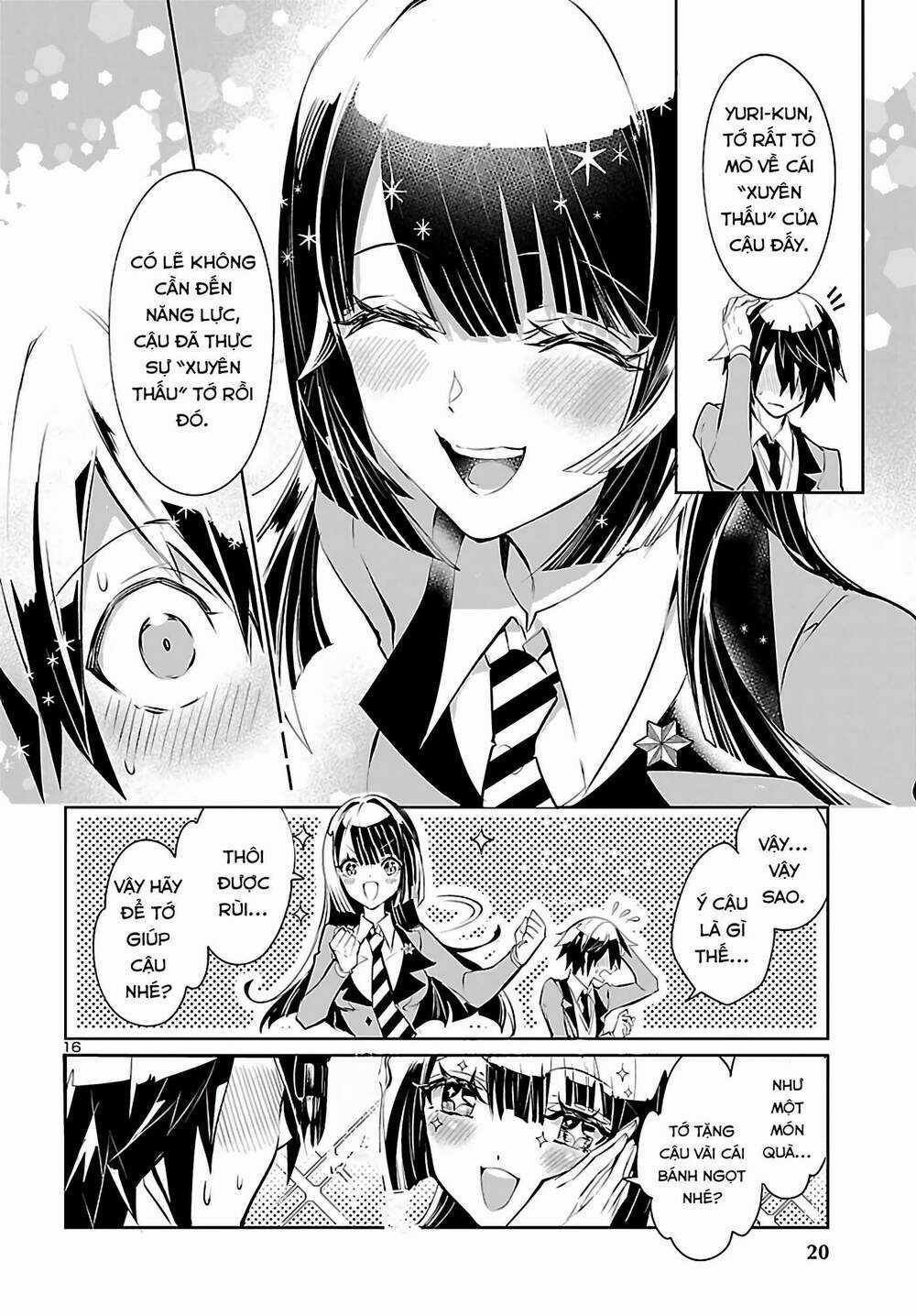Misumi-San Không Thể Nhìn Thấu! Chapter 1 trang 16