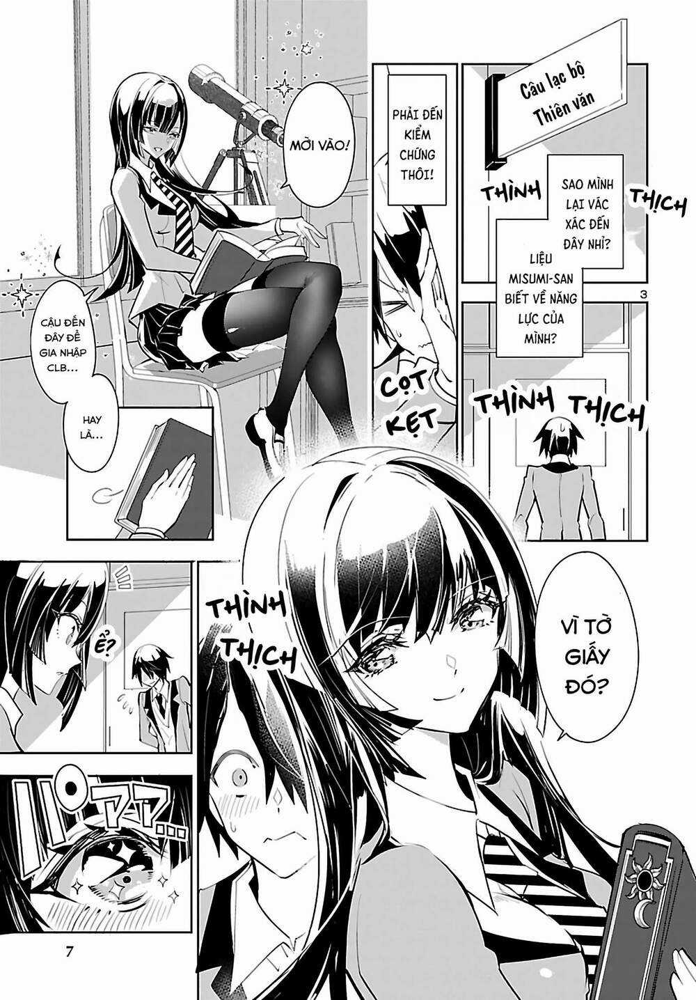 Misumi-San Không Thể Nhìn Thấu! Chapter 1 trang 3