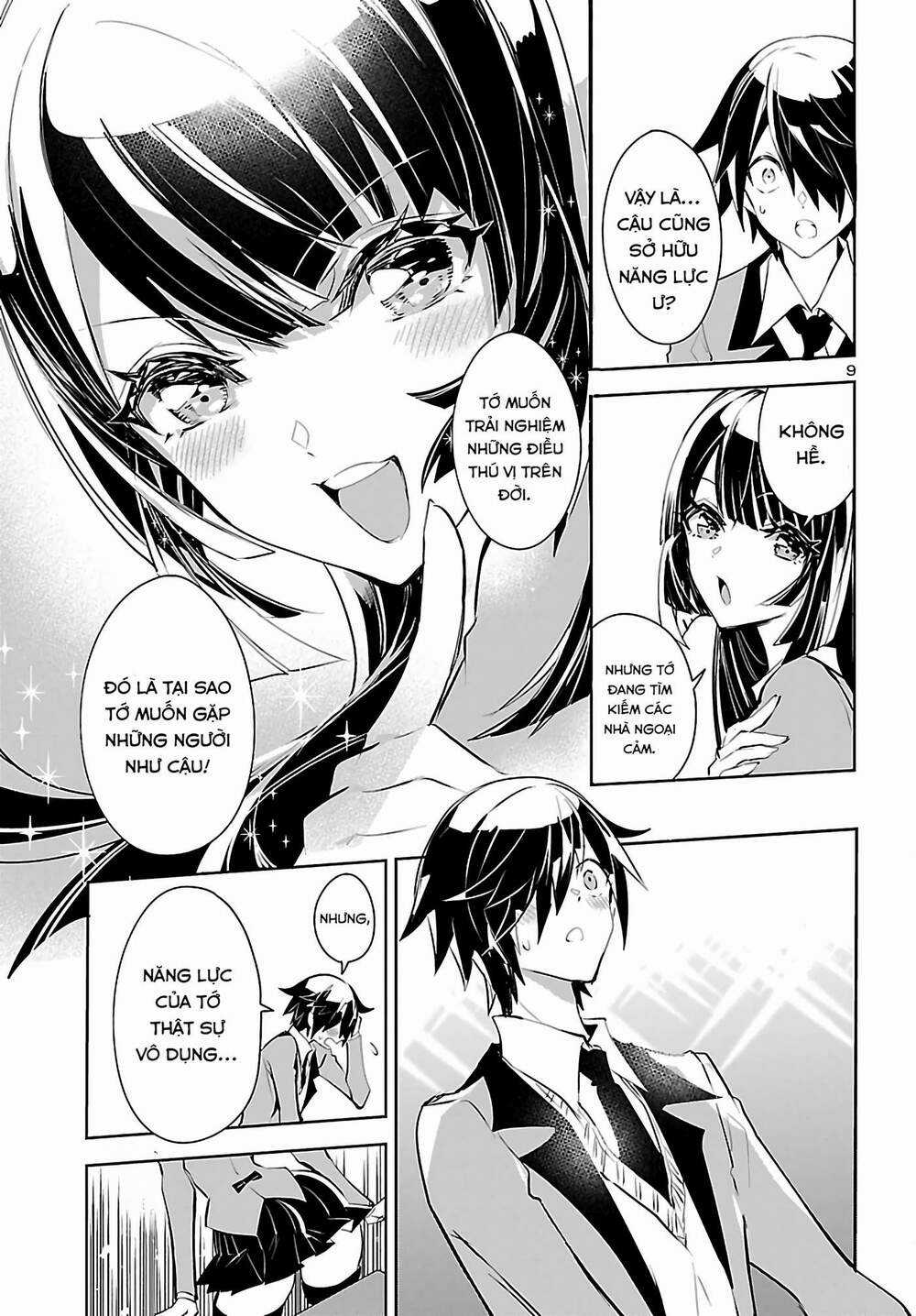 Misumi-San Không Thể Nhìn Thấu! Chapter 1 trang 9