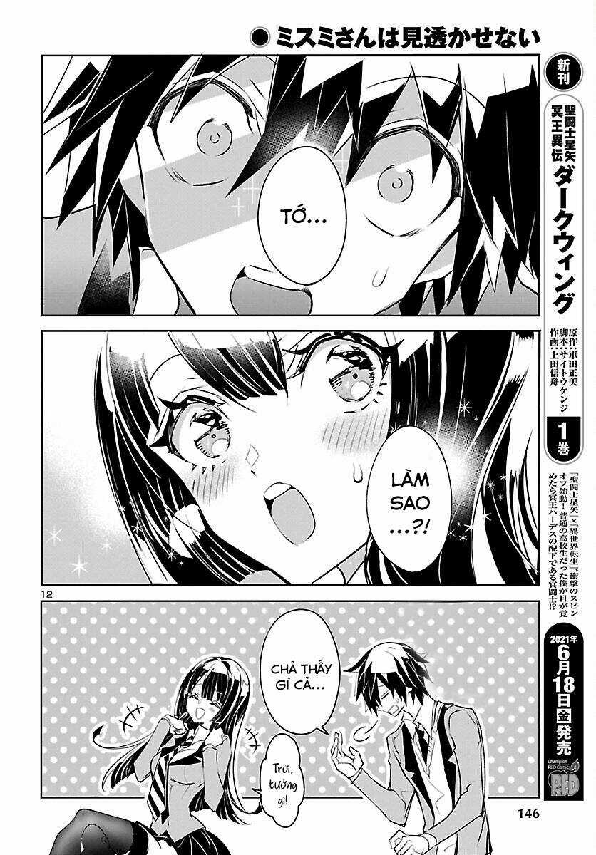 Misumi-San Không Thể Nhìn Thấu! Chapter 2 trang 12