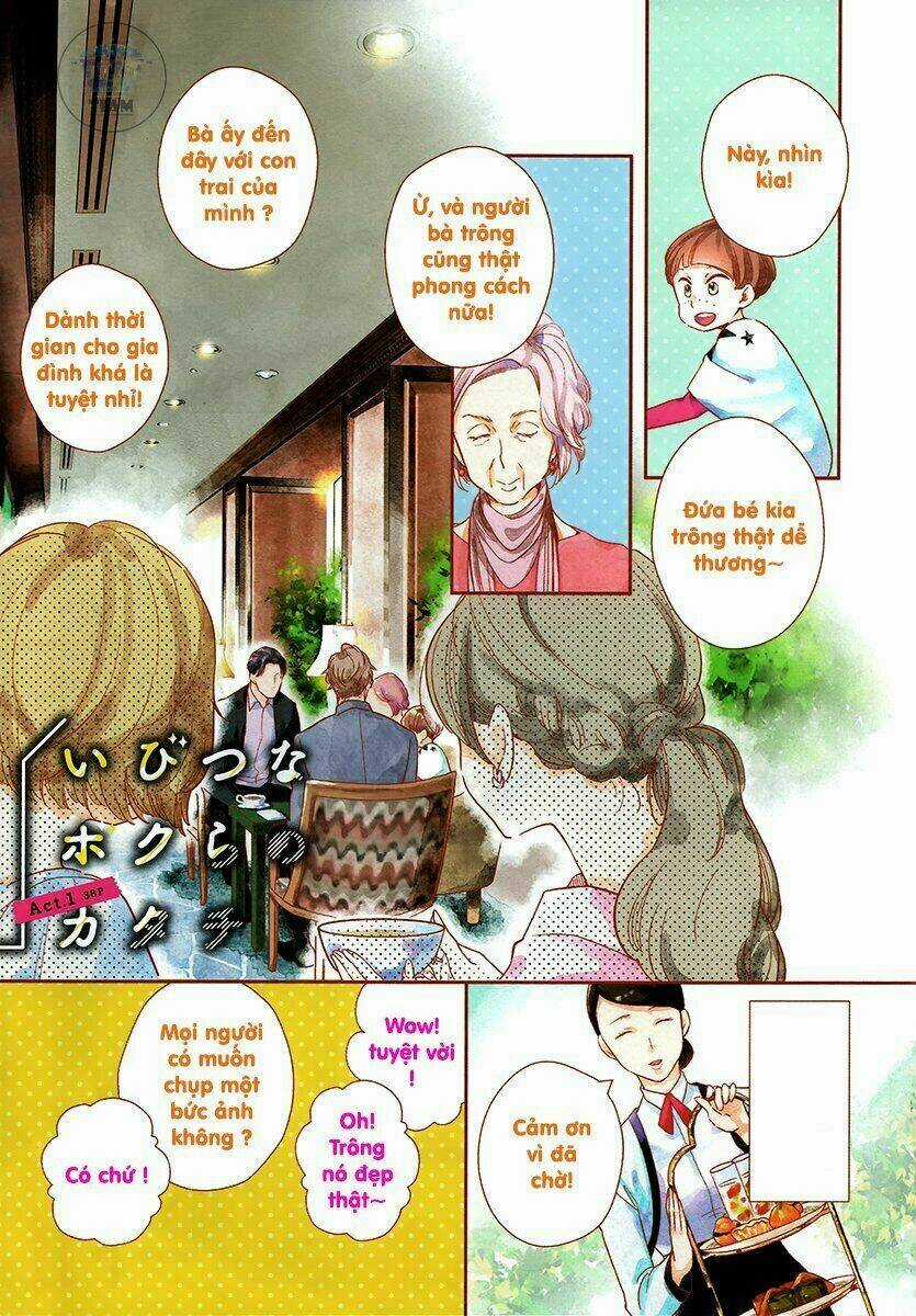 Mita Homuro Ibitsuna Bokura No Katachi Chapter 1.1 trang 1