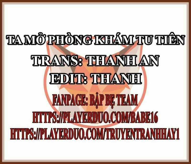 Mở Phòng Khám Tu Tiên Chapter 10 trang 0