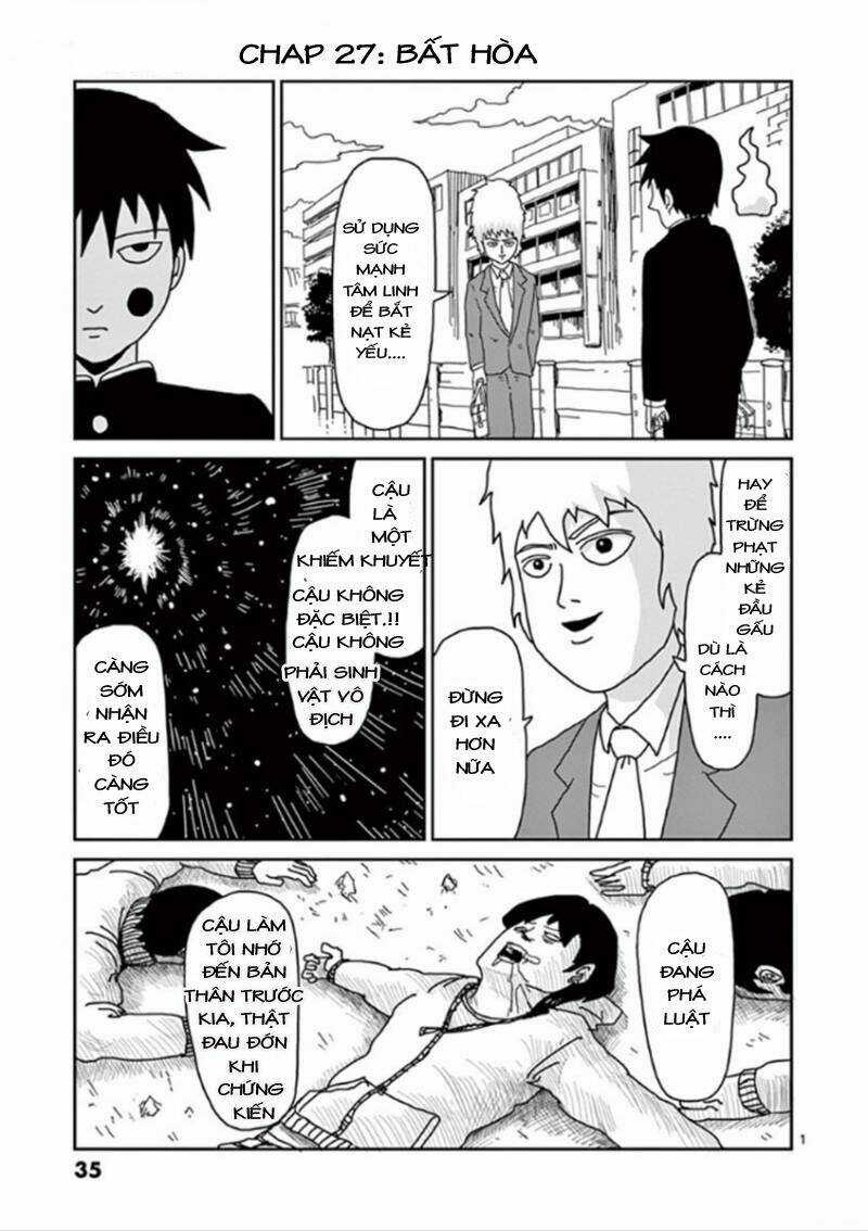 Mob Psycho 100 Chapter 27 trang 0