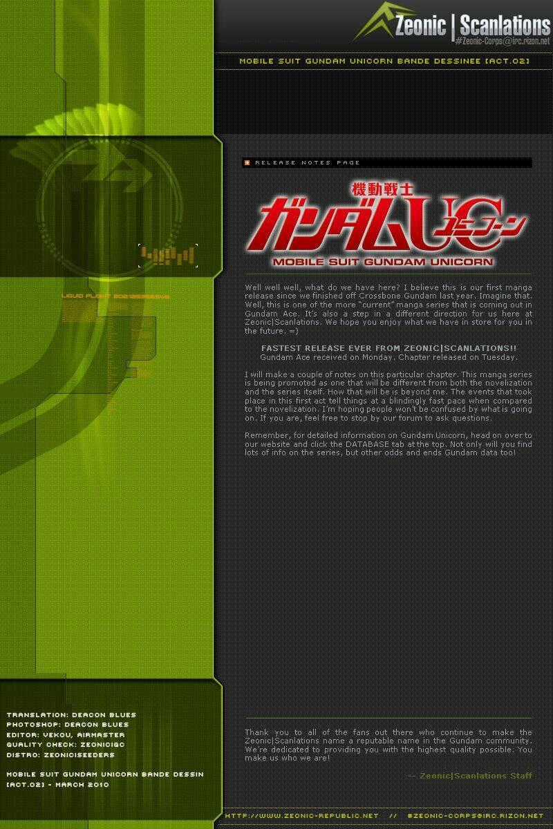 Mobile Suit Gundam Unicorn: BANDE DESSINEE Chapter 2 trang 46
