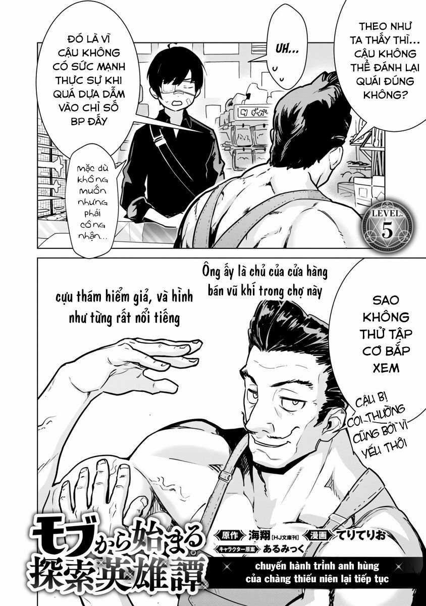 Mobu Kara Hajimaru Tansaku Eiyuutan Chapter 5 trang 5