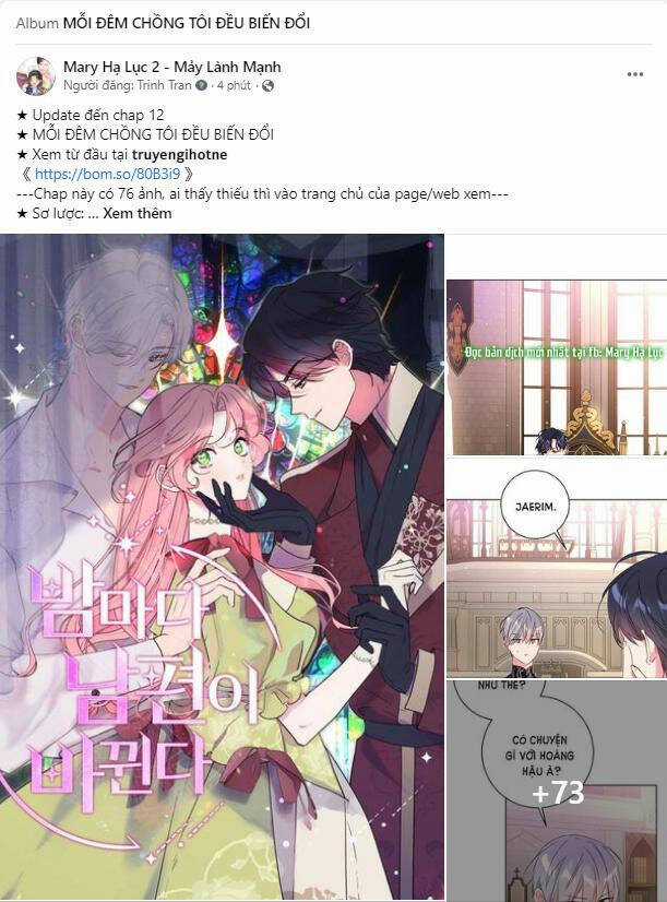 Mỗi Đêm Chồng Tôi Đều Biến Đổi Chapter 11.2 trang 67