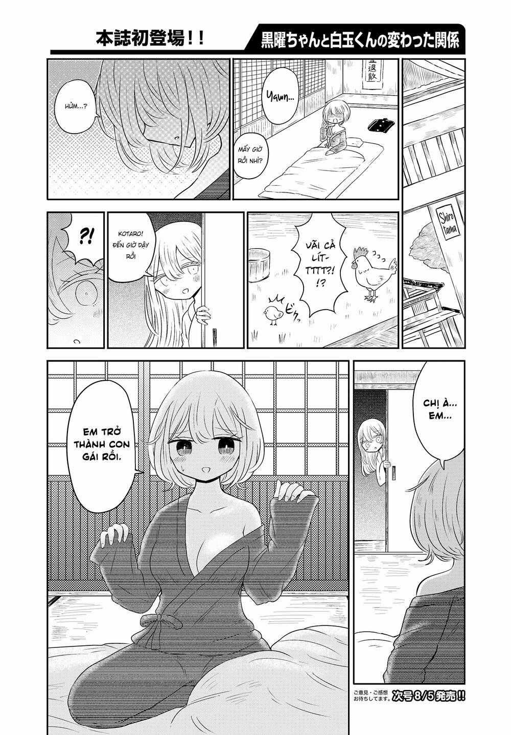 Mối Quan Hệ Kỳ Lạ Của Kuroyou-Chan Và Shirotama-Kun Chapter 1 trang 8