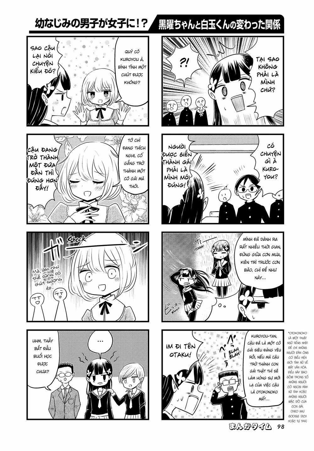 Mối Quan Hệ Kỳ Lạ Của Kuroyou-Chan Và Shirotama-Kun Chapter 2 trang 2