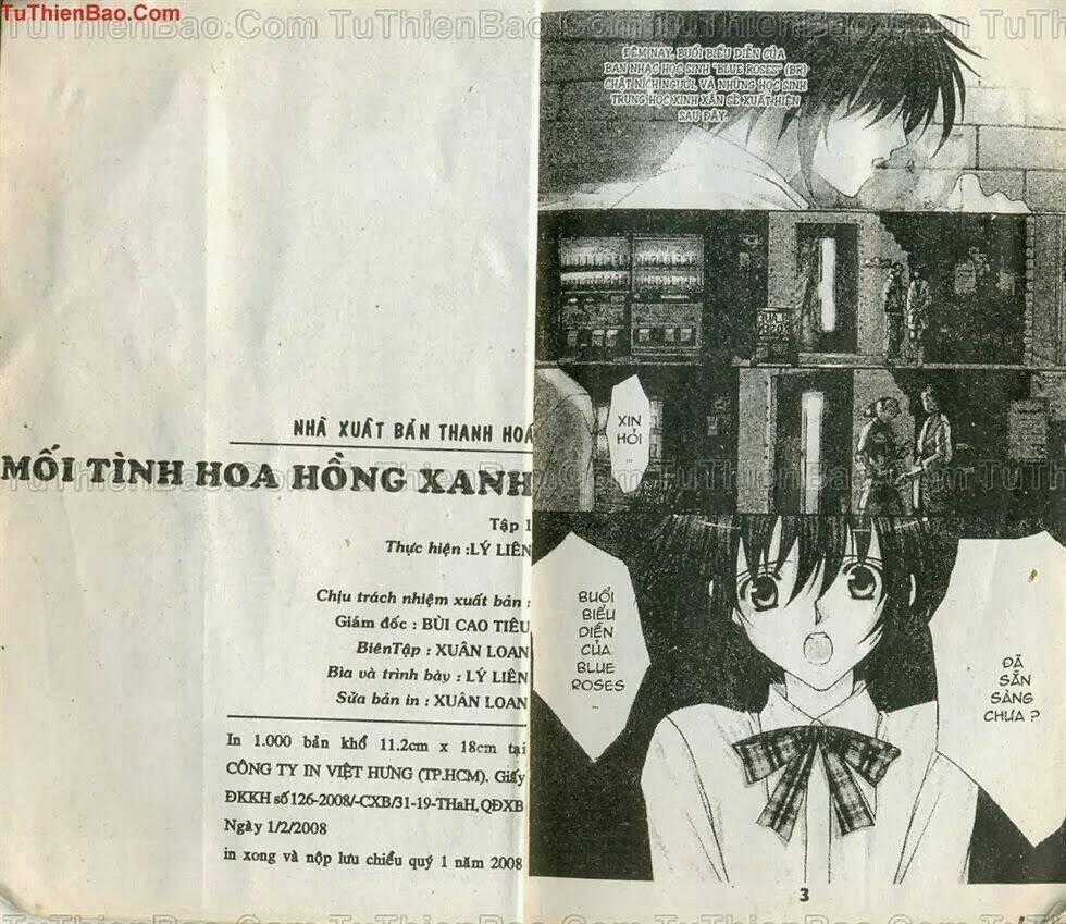 Mối Tình Hoa Hồng Xanh Chapter 1 trang 1