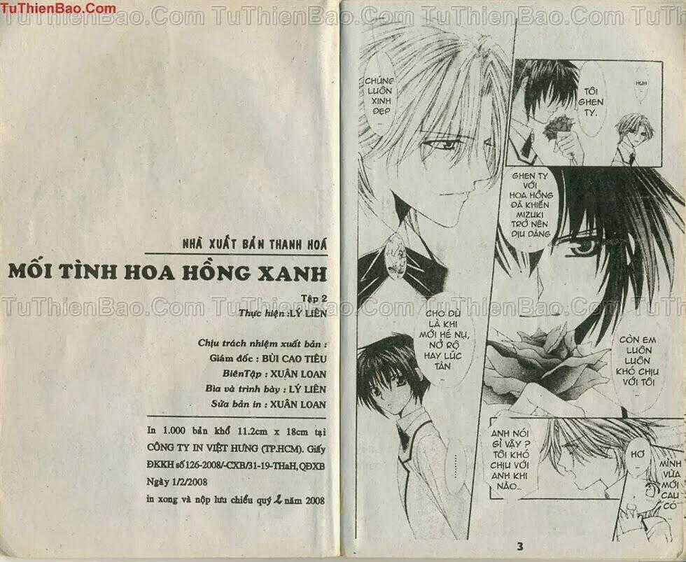 Mối Tình Hoa Hồng Xanh Chapter 2 trang 1