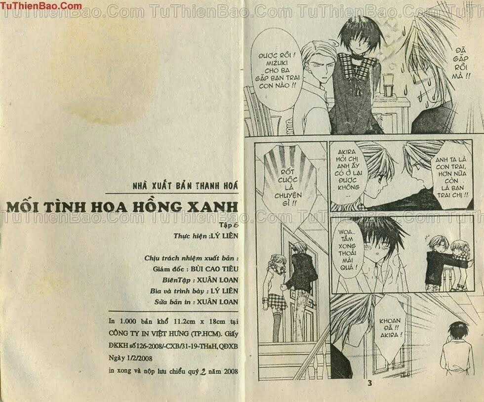 Mối Tình Hoa Hồng Xanh Chapter 6 trang 1