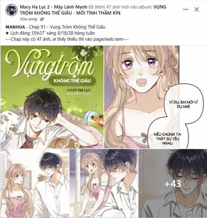 Mối Tình Thầm Kín Chapter 91.1 trang 1