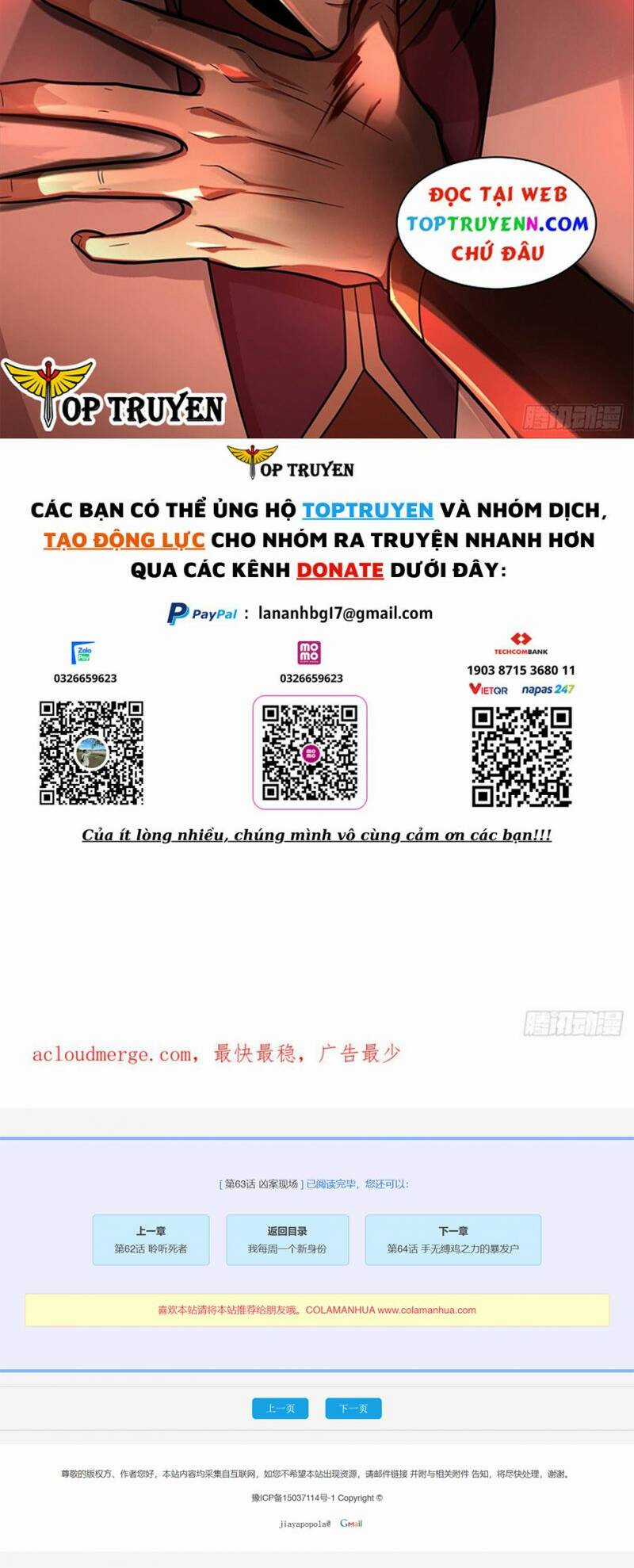 Mỗi Tuần Ta Có Một Thân Phận Mới Chapter 63 trang 34