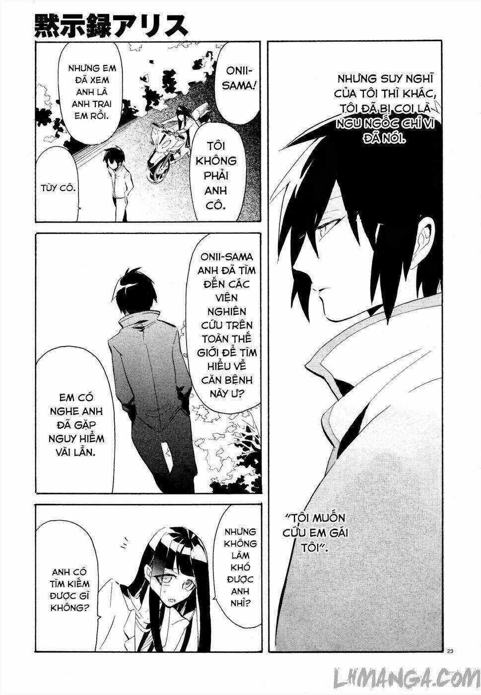 Mokushiroku Alice Chapter 1 trang 23