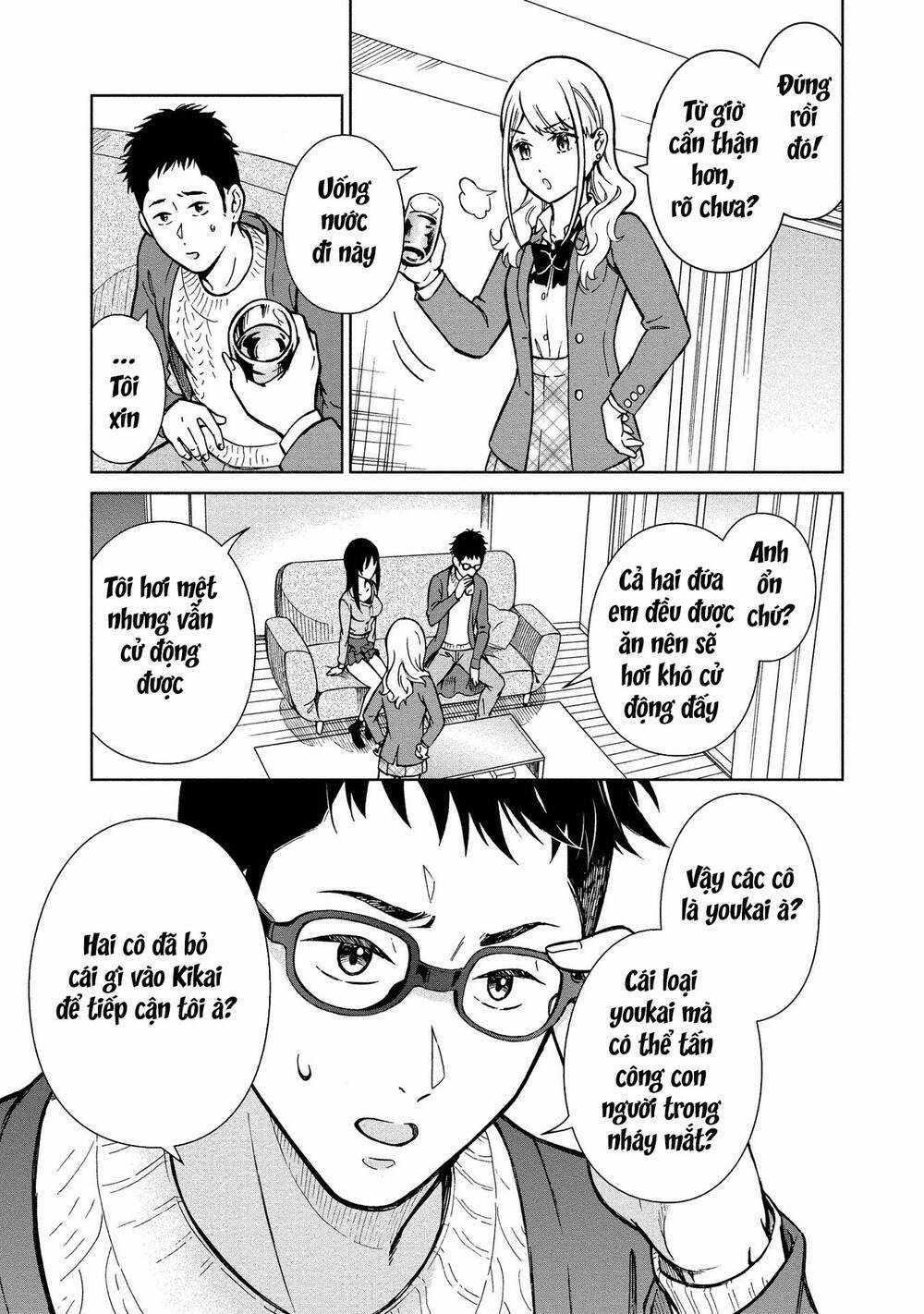 Mononoke Kanojo-tachi to Matching Shita Shushoku no Ore Chapter 2 trang 8