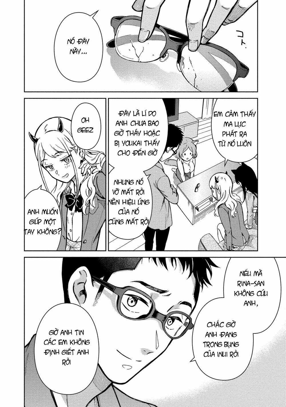 Mononoke Kanojo-tachi to Matching Shita Shushoku no Ore Chapter 3 trang 10