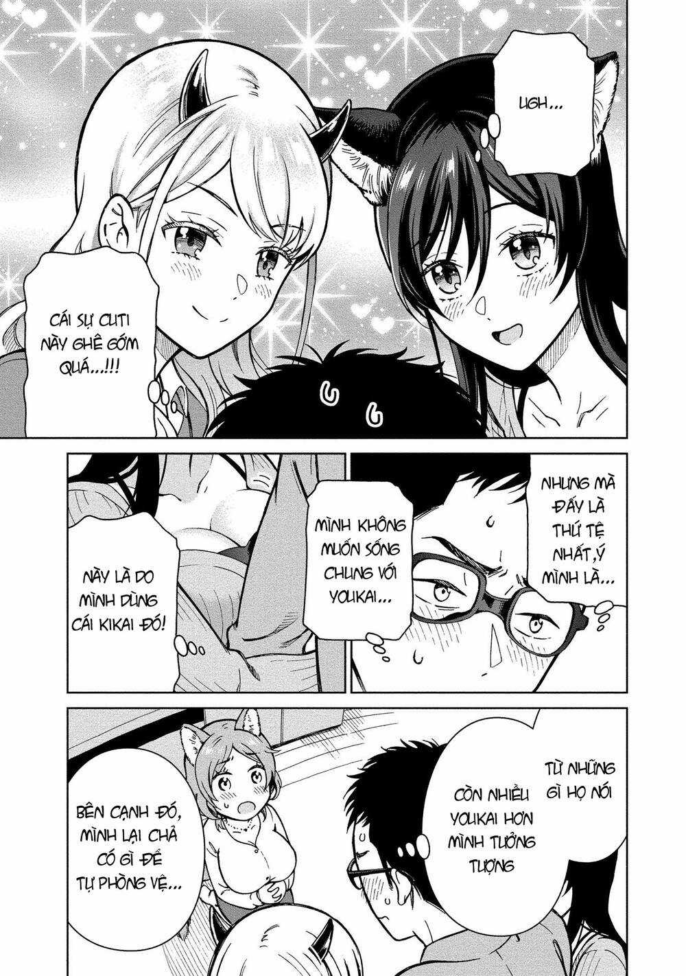 Mononoke Kanojo-tachi to Matching Shita Shushoku no Ore Chapter 3 trang 13