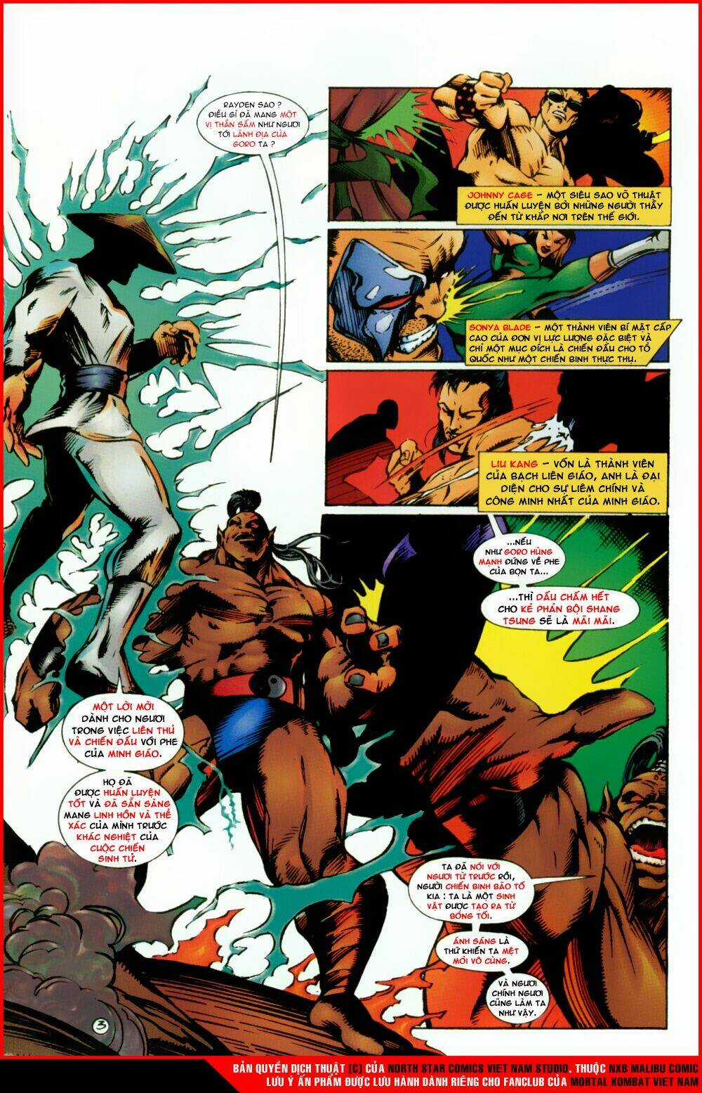 Mortal Kombat Malibu Comic Chapter 0 trang 3