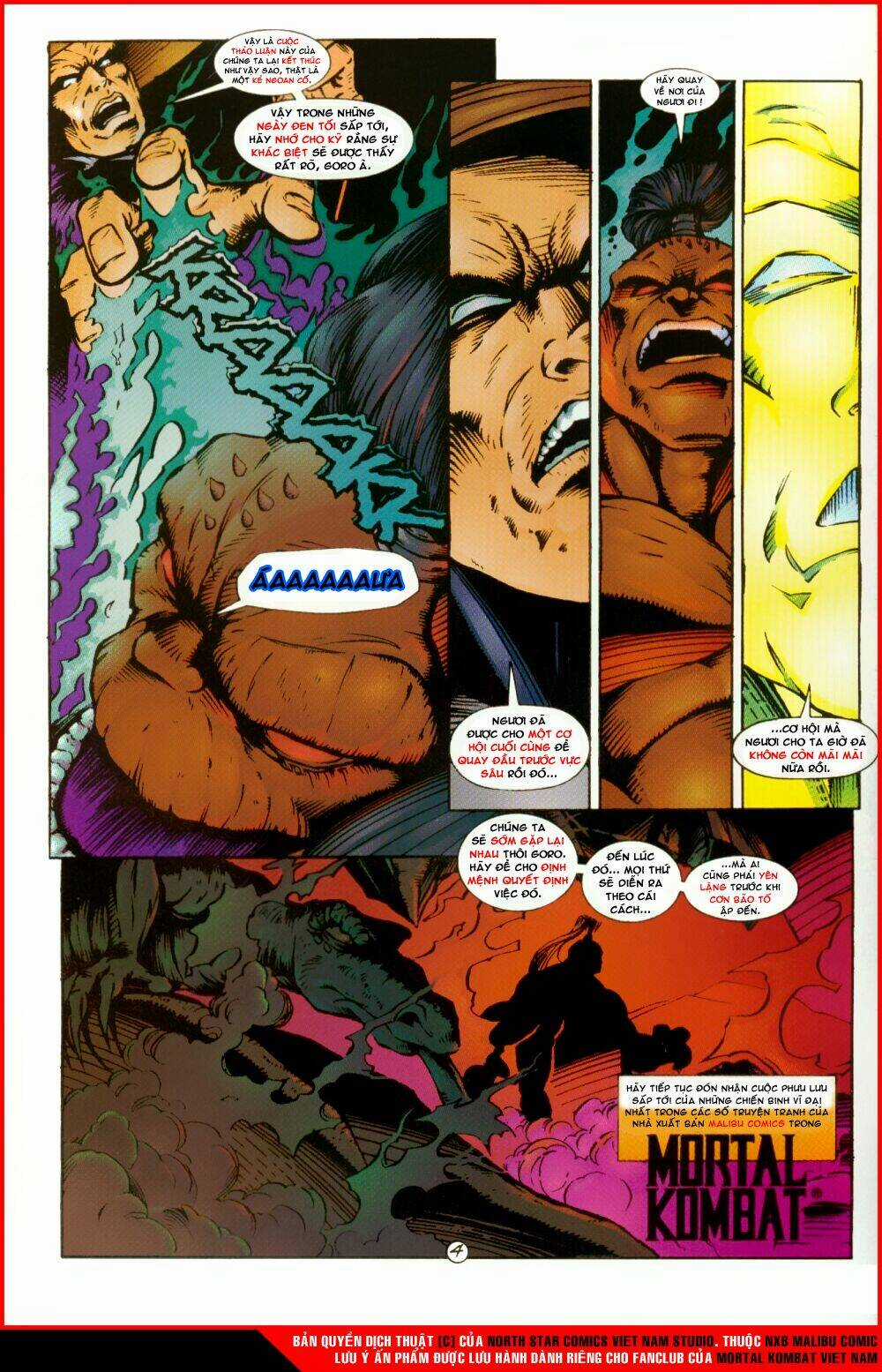 Mortal Kombat Malibu Comic Chapter 0 trang 4