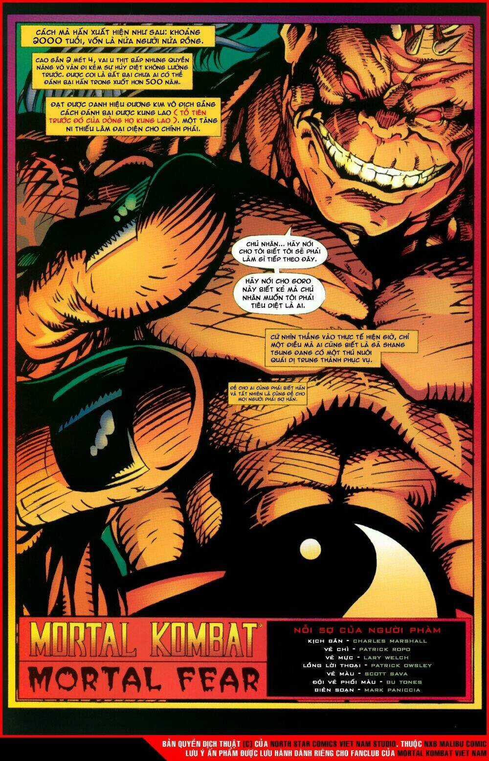 Mortal Kombat Malibu Comic Chapter 0 trang 9