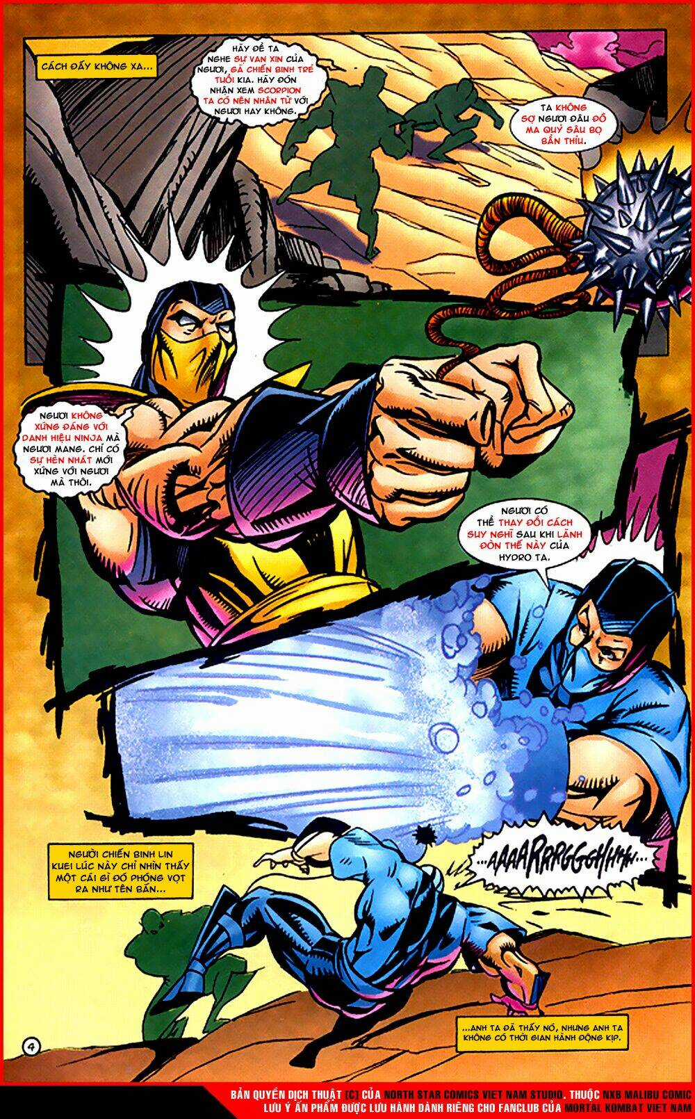 Mortal Kombat Malibu Comic Chapter 4 trang 4