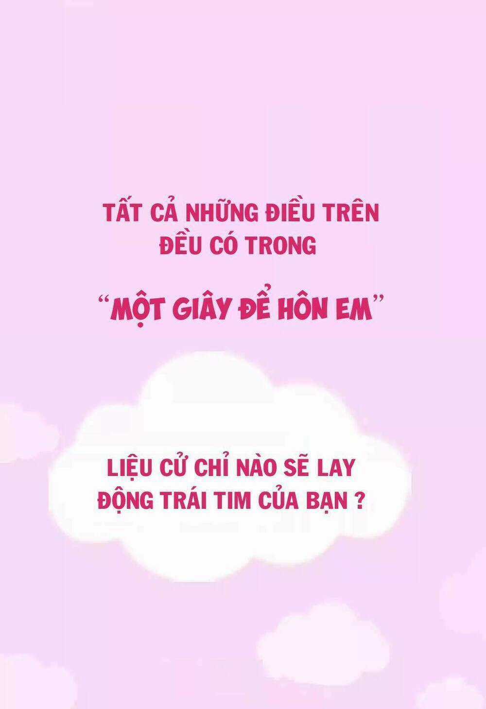 Một Giây Để Hôn Em Chapter 0 trang 8