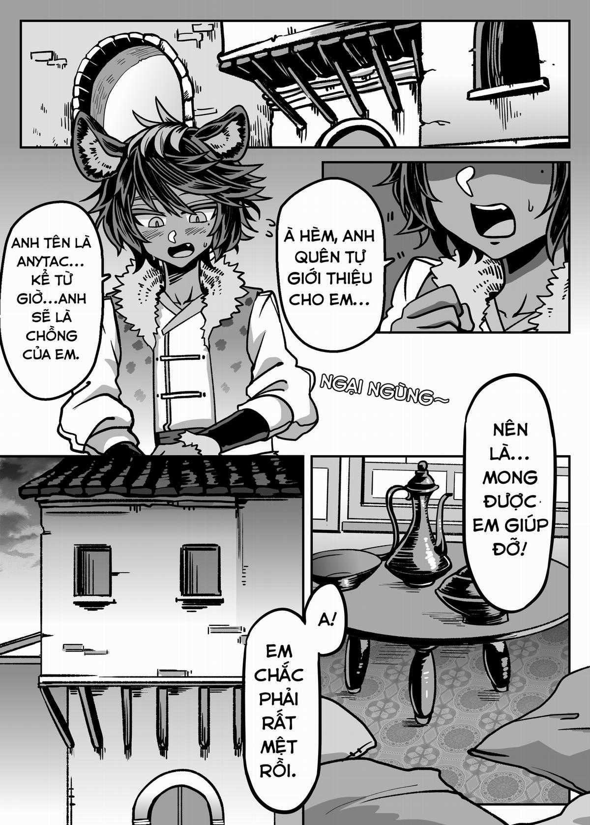 một nữ bá tước đã được tỏ tình bởi cậu bé người thú Chapter 1 trang 9