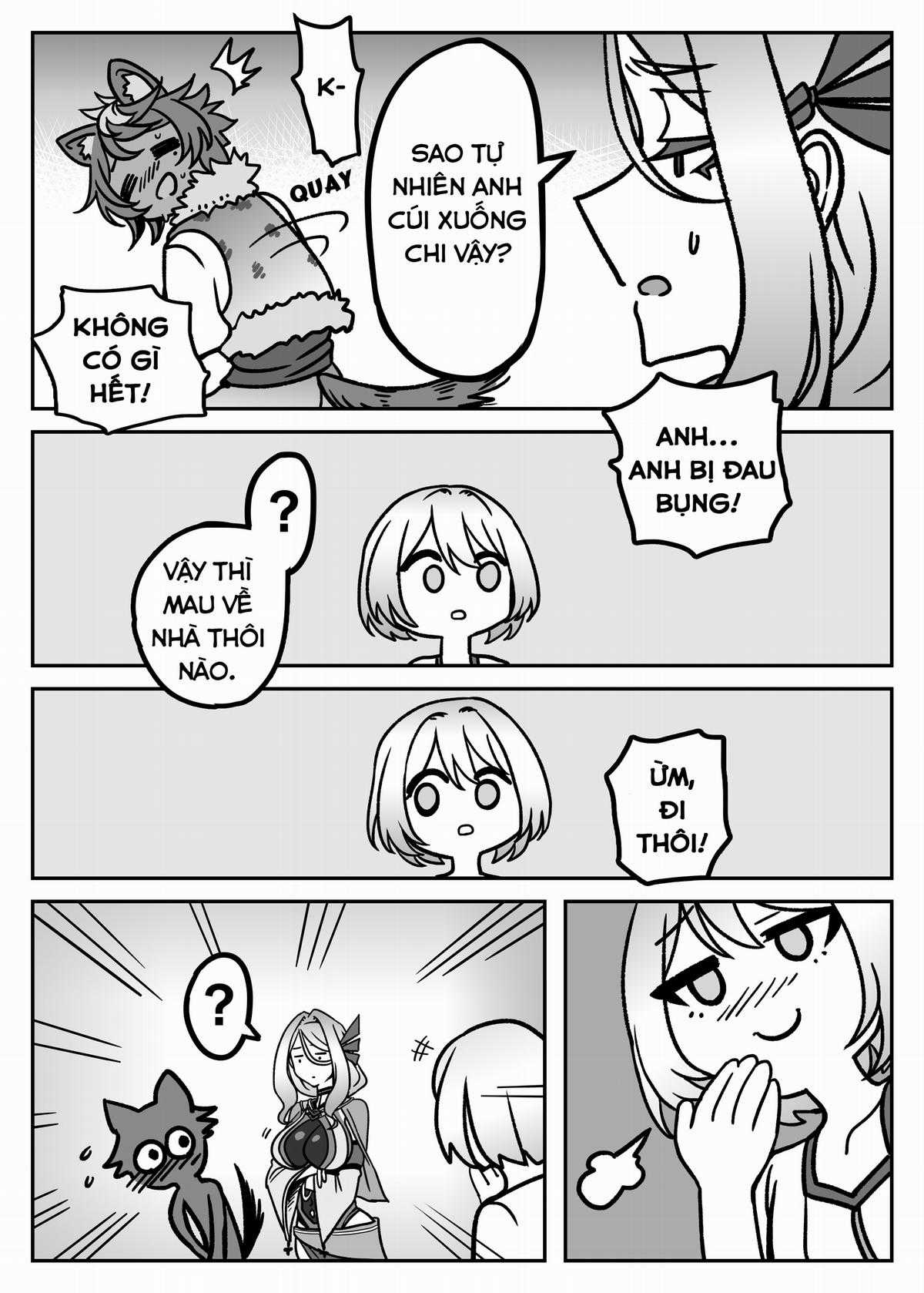 một nữ bá tước đã được tỏ tình bởi cậu bé người thú Chapter 4 trang 12