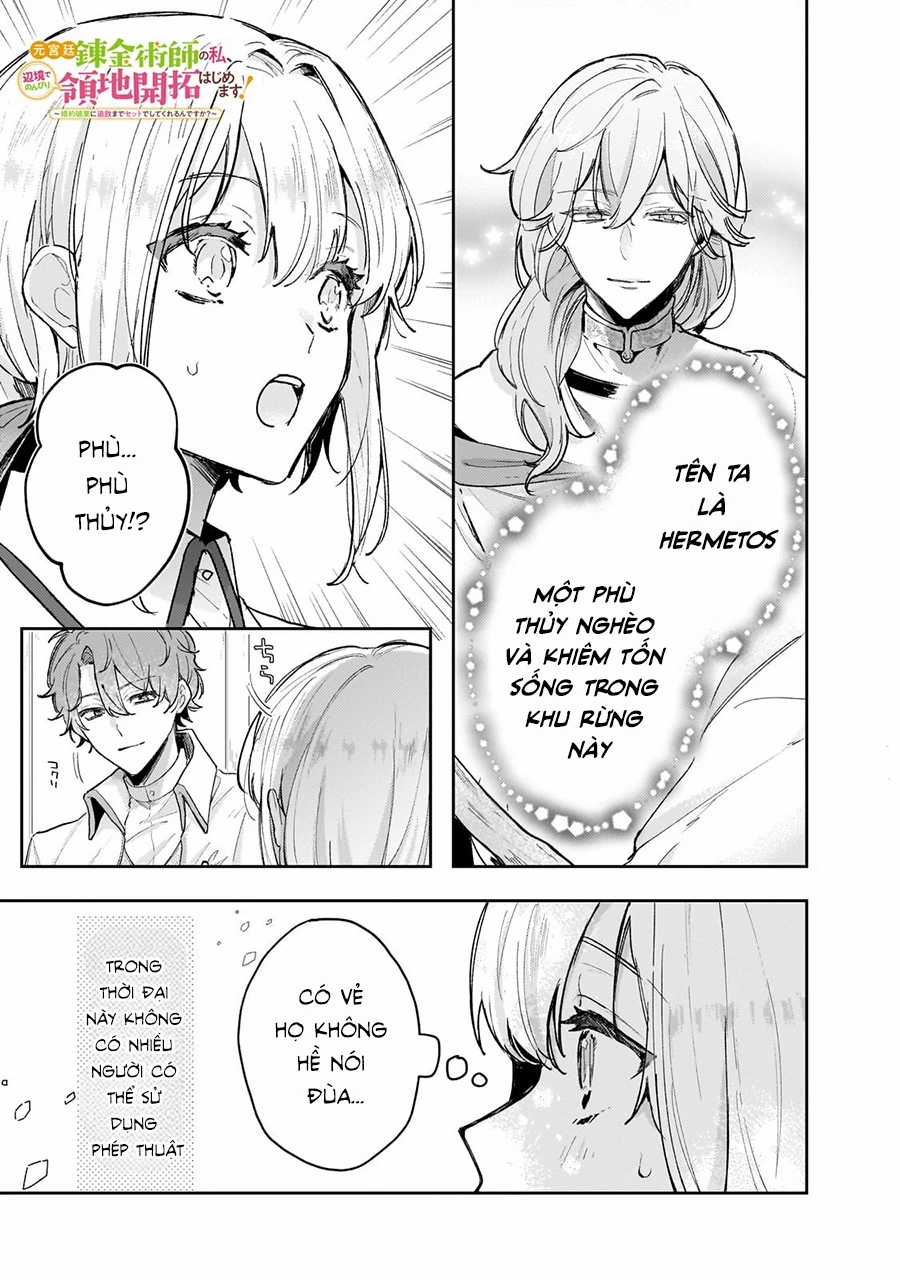 Moto Kyuutei Renkinjutsushi No Watashi, Henkyou De Nonbiri Ryouchi Kaitaku Hajimemasu! Chapter 5 trang 4