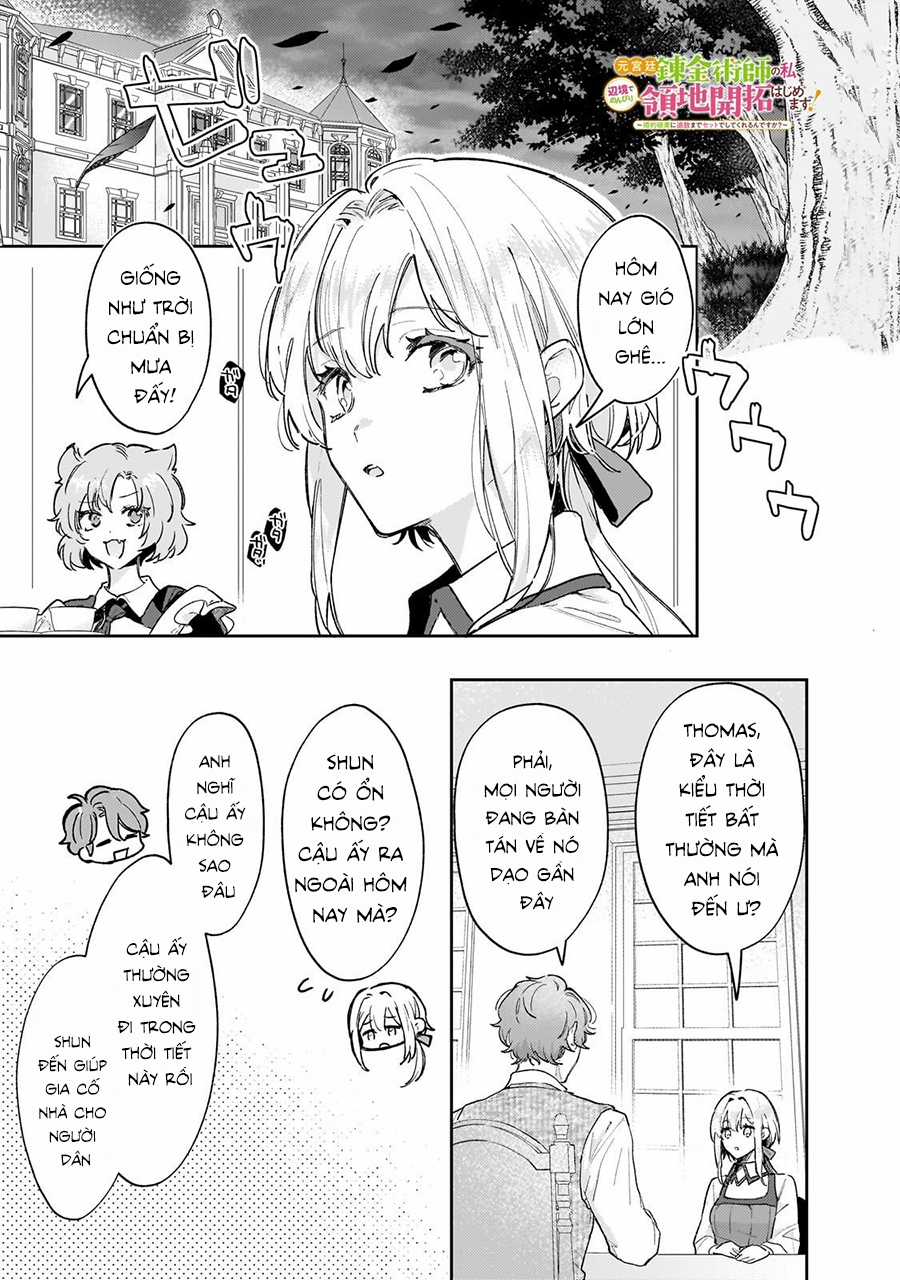 Moto Kyuutei Renkinjutsushi No Watashi, Henkyou De Nonbiri Ryouchi Kaitaku Hajimemasu! Chapter 8 trang 3