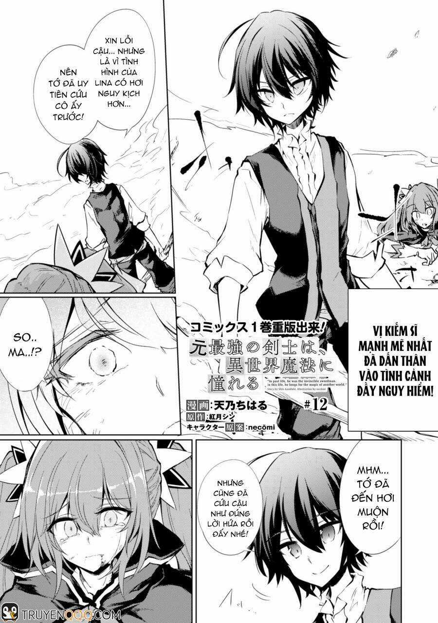 Moto Saikyou No Kenshi Wa, Isekai Mahou Ni Akogareru Chapter 12 trang 1