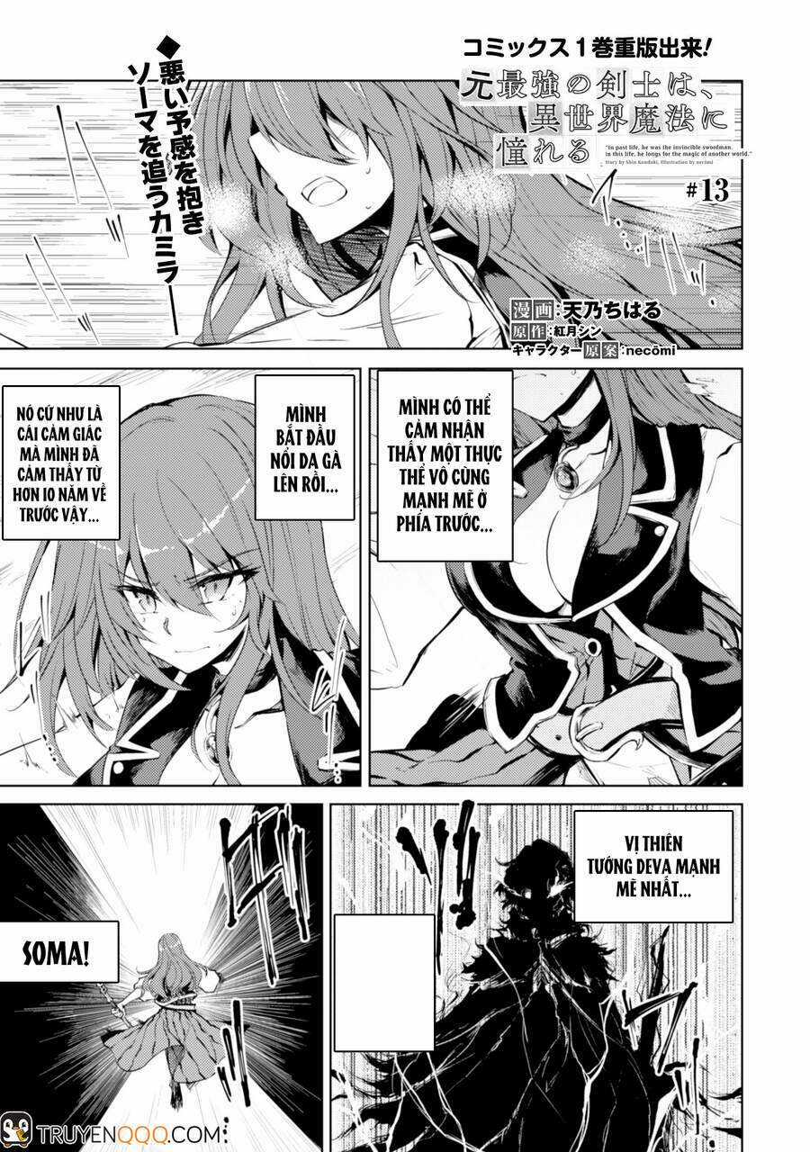 Moto Saikyou No Kenshi Wa, Isekai Mahou Ni Akogareru Chapter 13 trang 1
