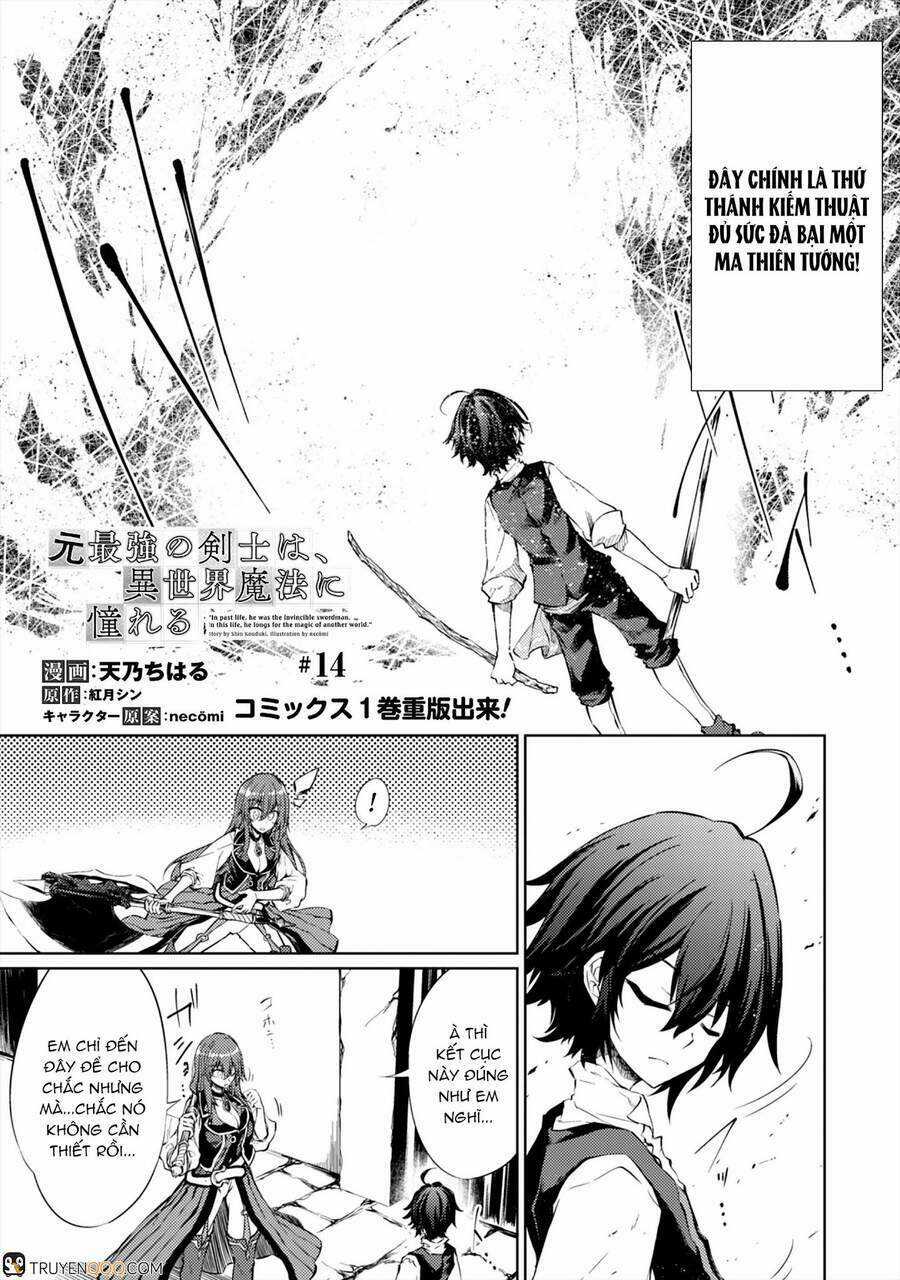 Moto Saikyou No Kenshi Wa, Isekai Mahou Ni Akogareru Chapter 14 trang 1