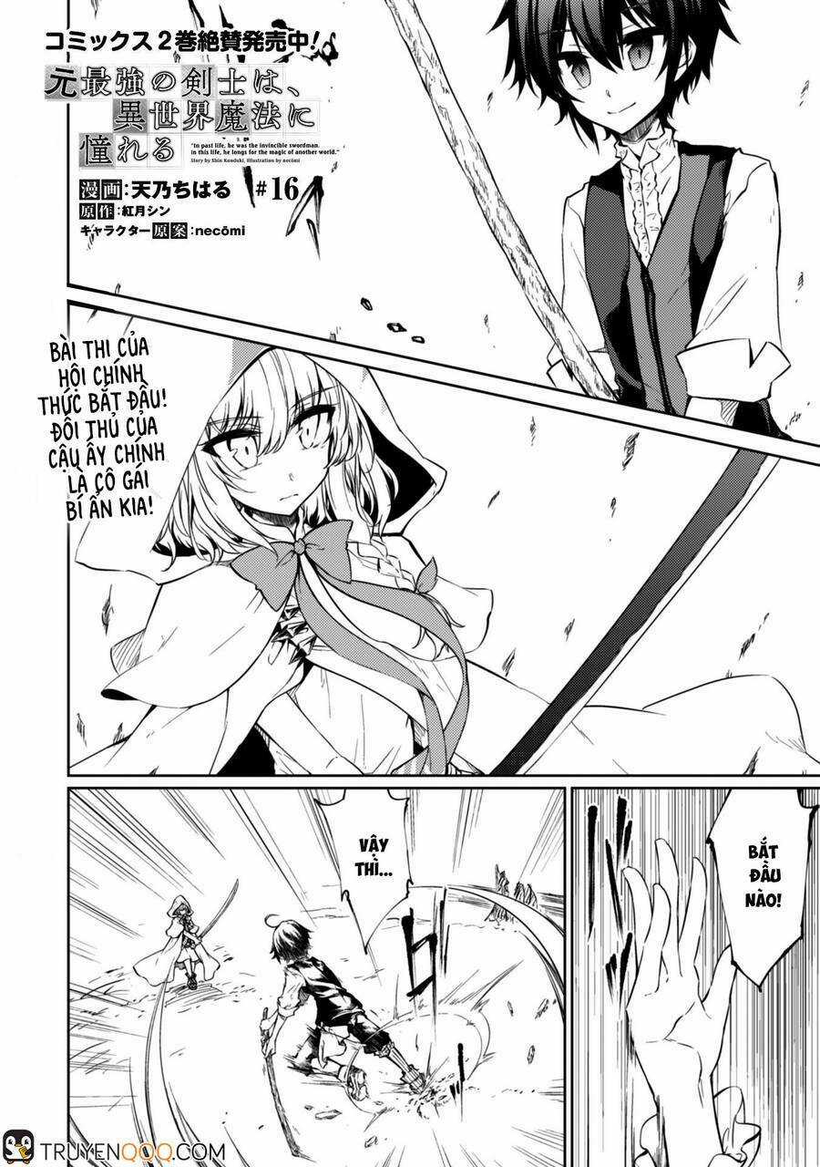 Moto Saikyou No Kenshi Wa, Isekai Mahou Ni Akogareru Chapter 16 trang 1