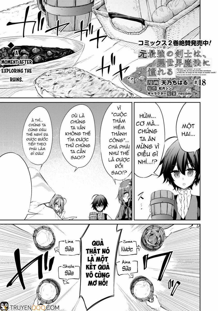 Moto Saikyou No Kenshi Wa, Isekai Mahou Ni Akogareru Chapter 18 trang 1