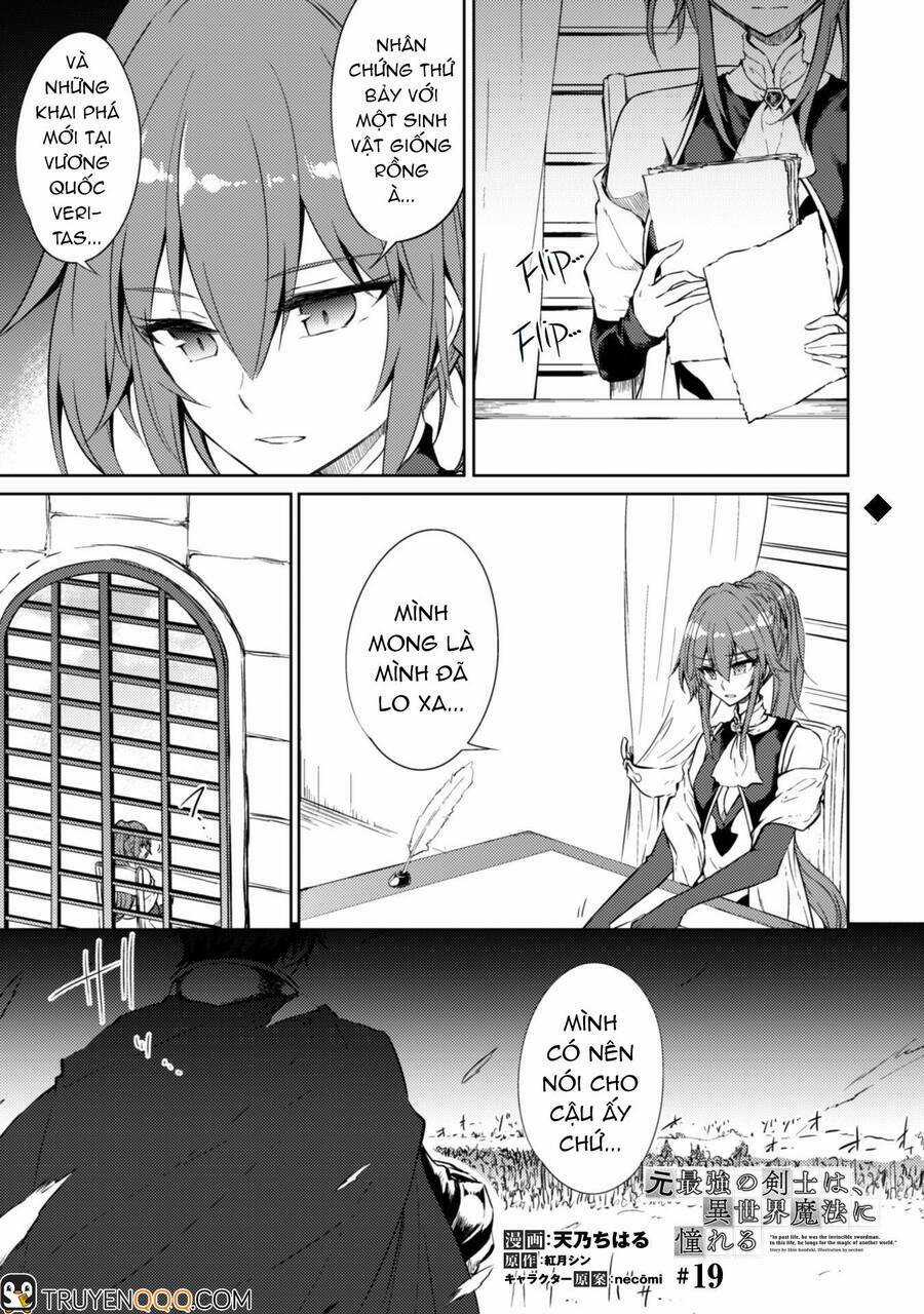 Moto Saikyou No Kenshi Wa, Isekai Mahou Ni Akogareru Chapter 19 trang 1