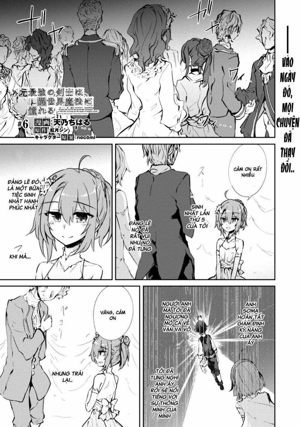 Moto Saikyou No Kenshi Wa, Isekai Mahou Ni Akogareru Chapter 6 trang 2