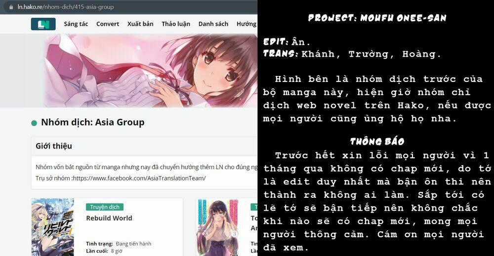 Moufu Oneesan No Atatame Kata Chapter 7 trang 16