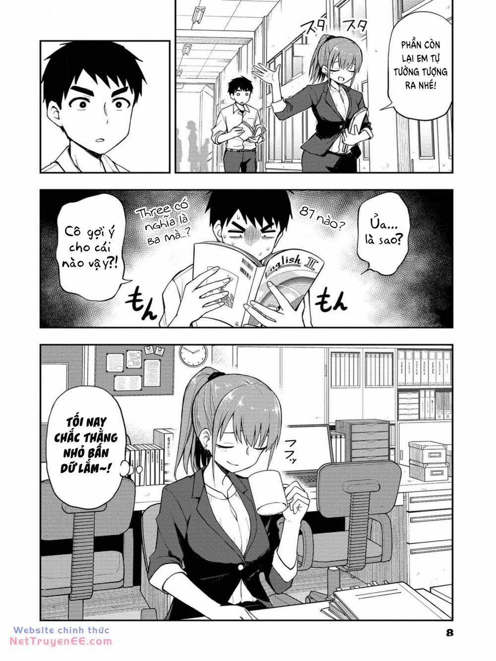 Mousou Sensei. Chapter 1 trang 8