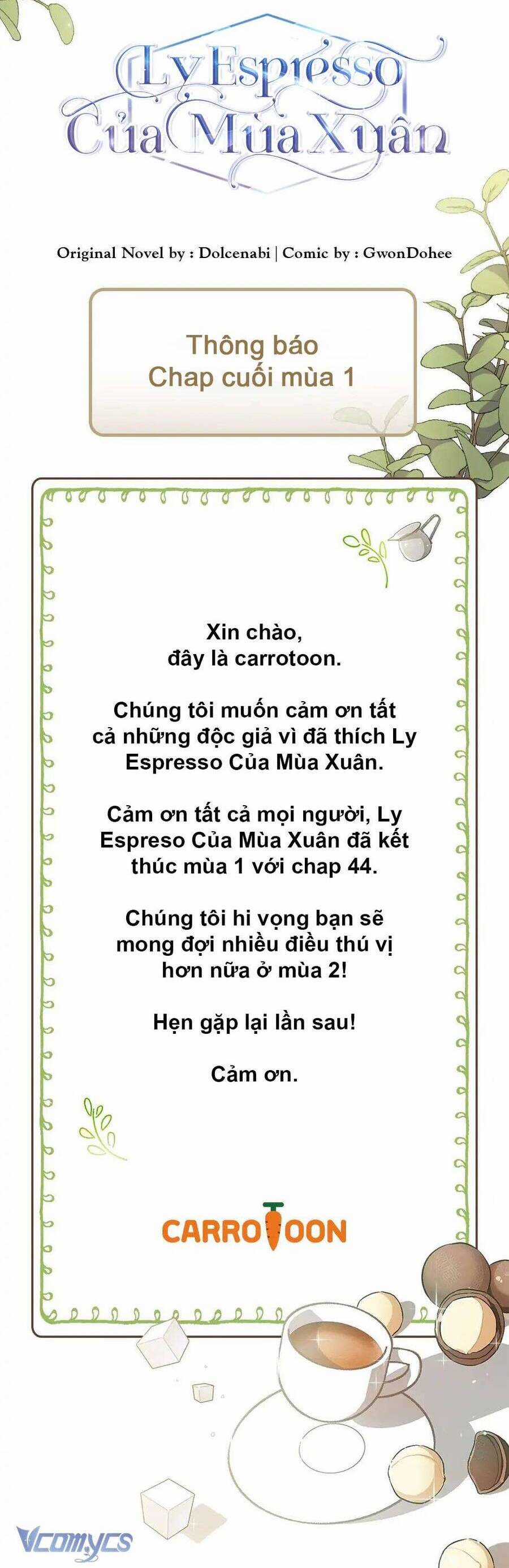 Mùa Xuân Của Espresso Chapter 44 trang 52