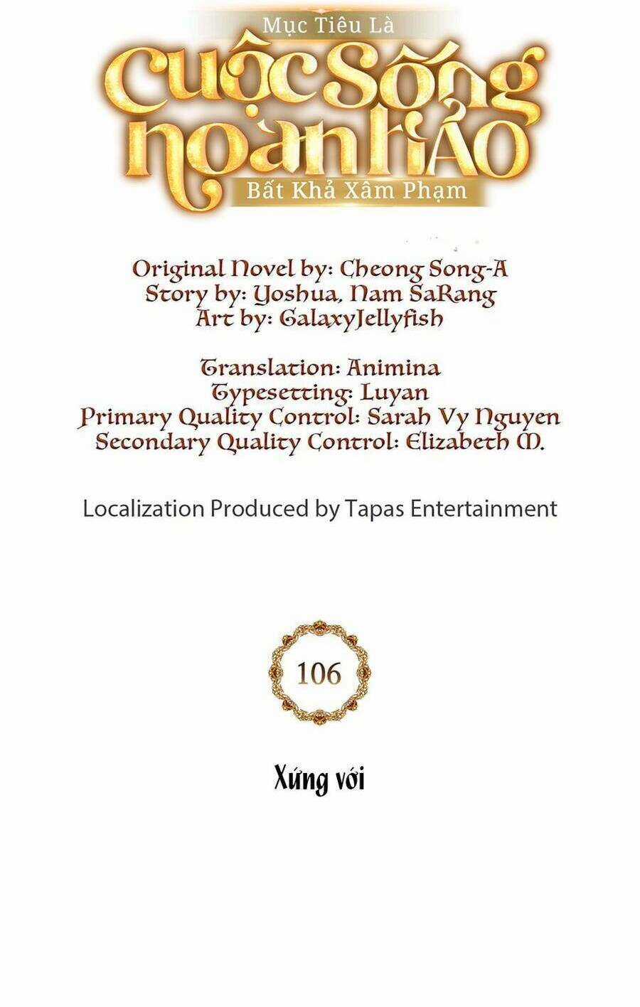 Mục Tiêu Là Cuộc Sống Hoàn Hảo Bất Khả Xâm Phạm Chapter 106 trang 2