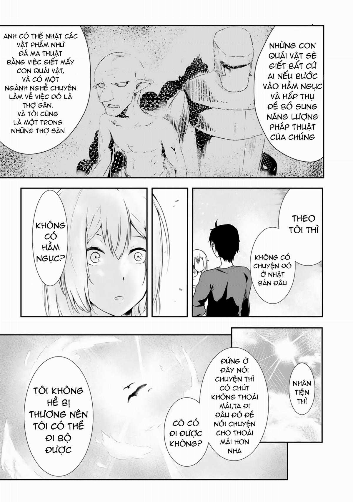 Mujintou de Elf to Kyoudou Seikatsu Chapter 1 trang 10