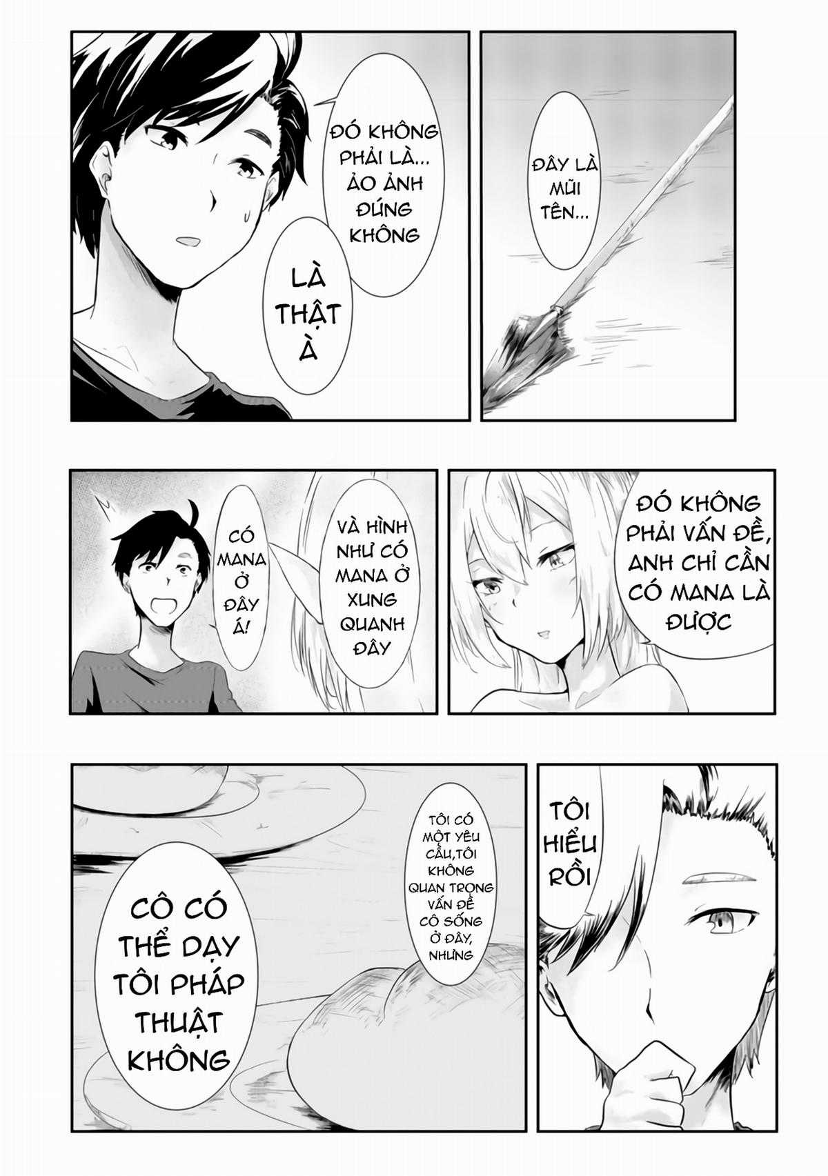 Mujintou de Elf to Kyoudou Seikatsu Chapter 1 trang 17