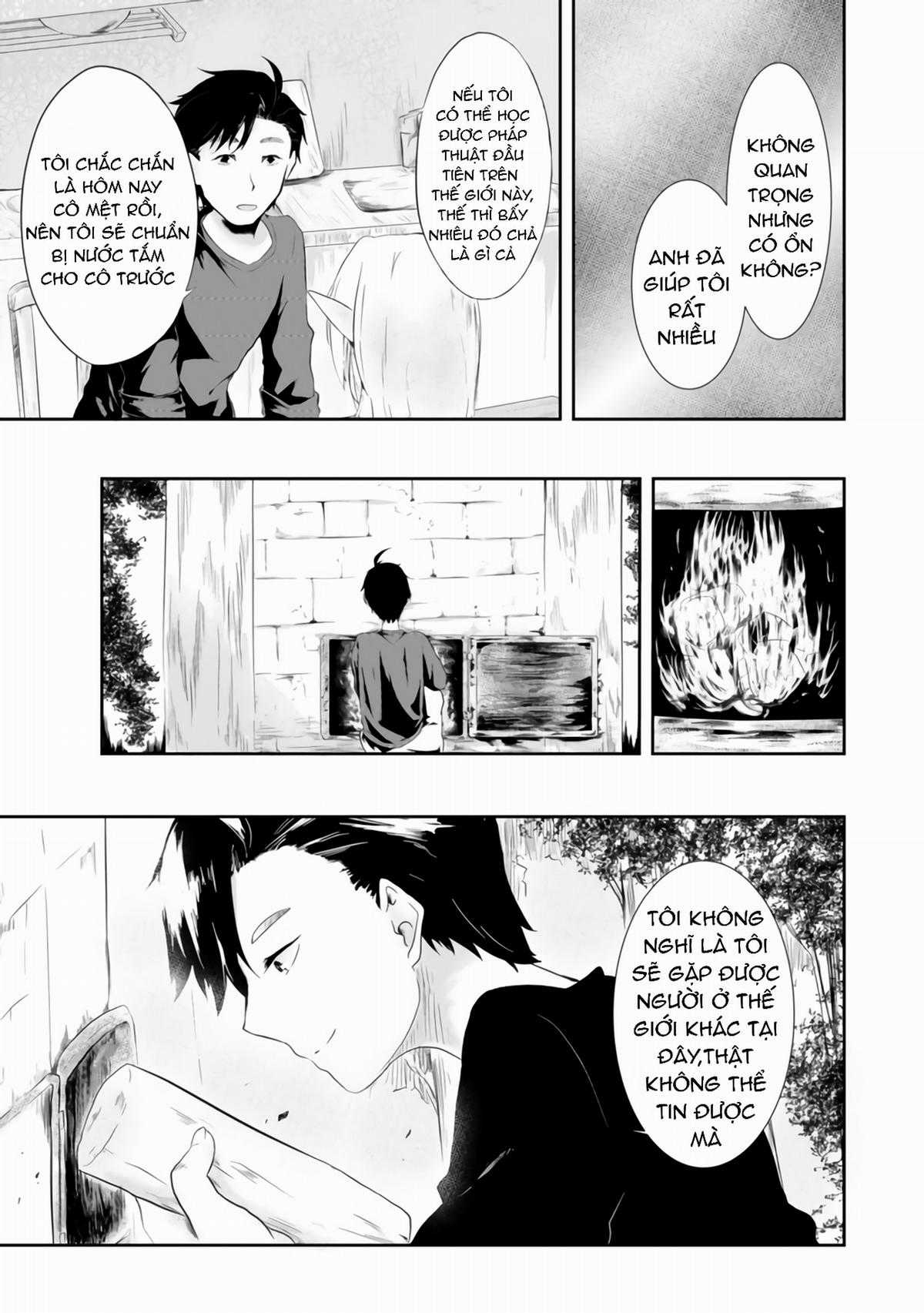 Mujintou de Elf to Kyoudou Seikatsu Chapter 1 trang 18