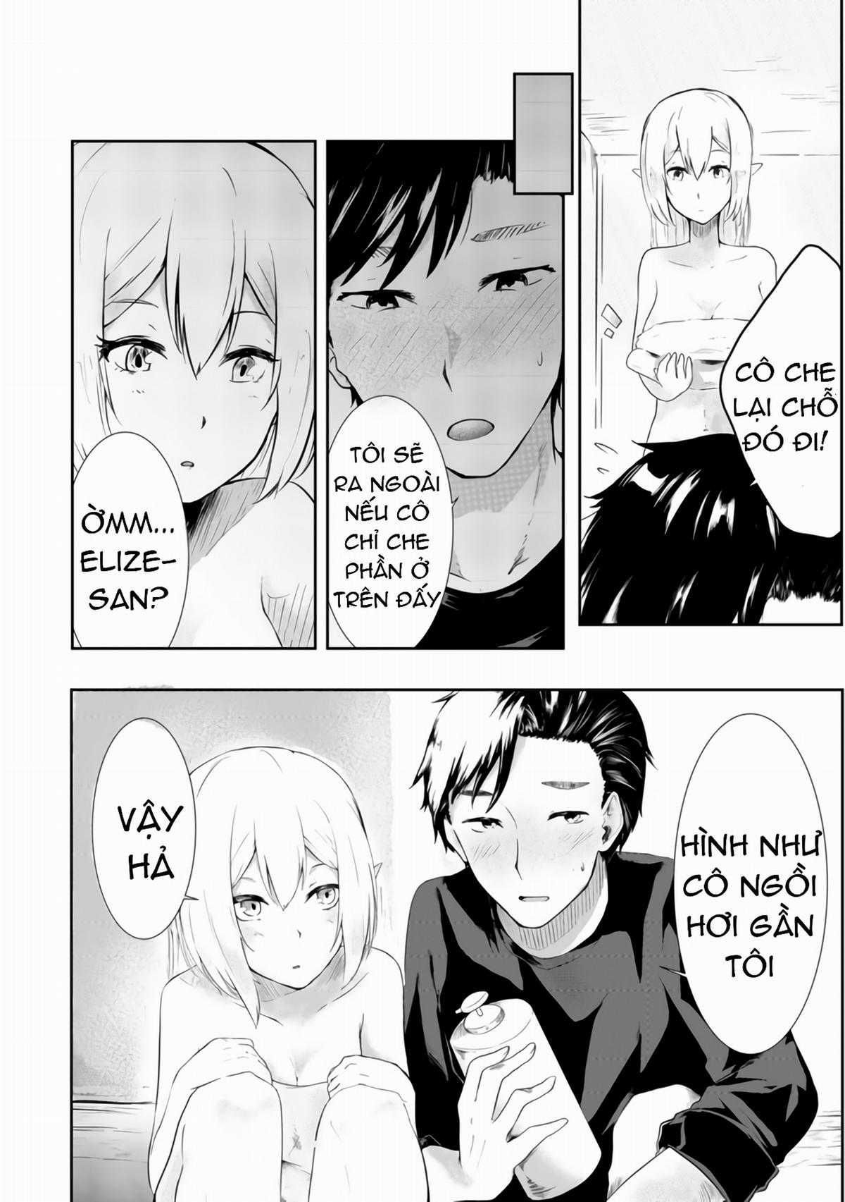 Mujintou de Elf to Kyoudou Seikatsu Chapter 1 trang 25