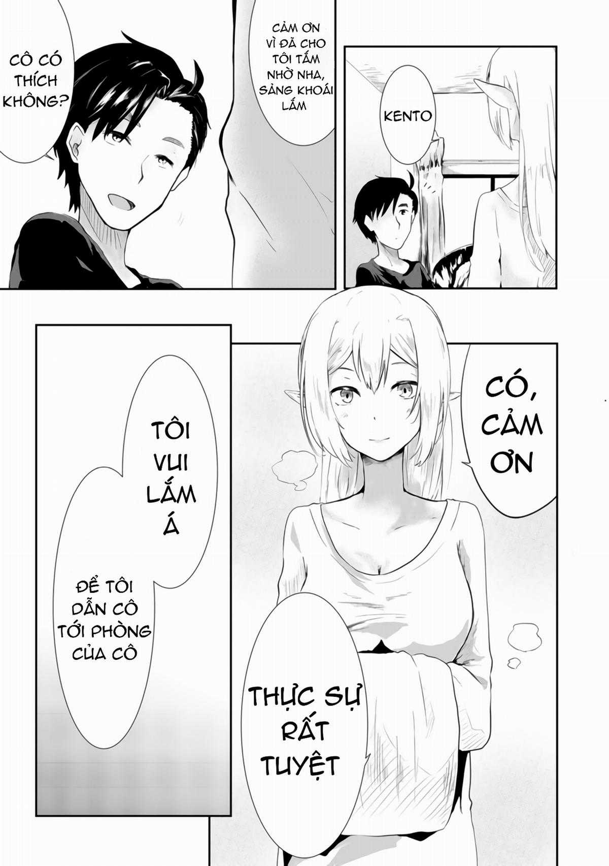 Mujintou de Elf to Kyoudou Seikatsu Chapter 1 trang 28