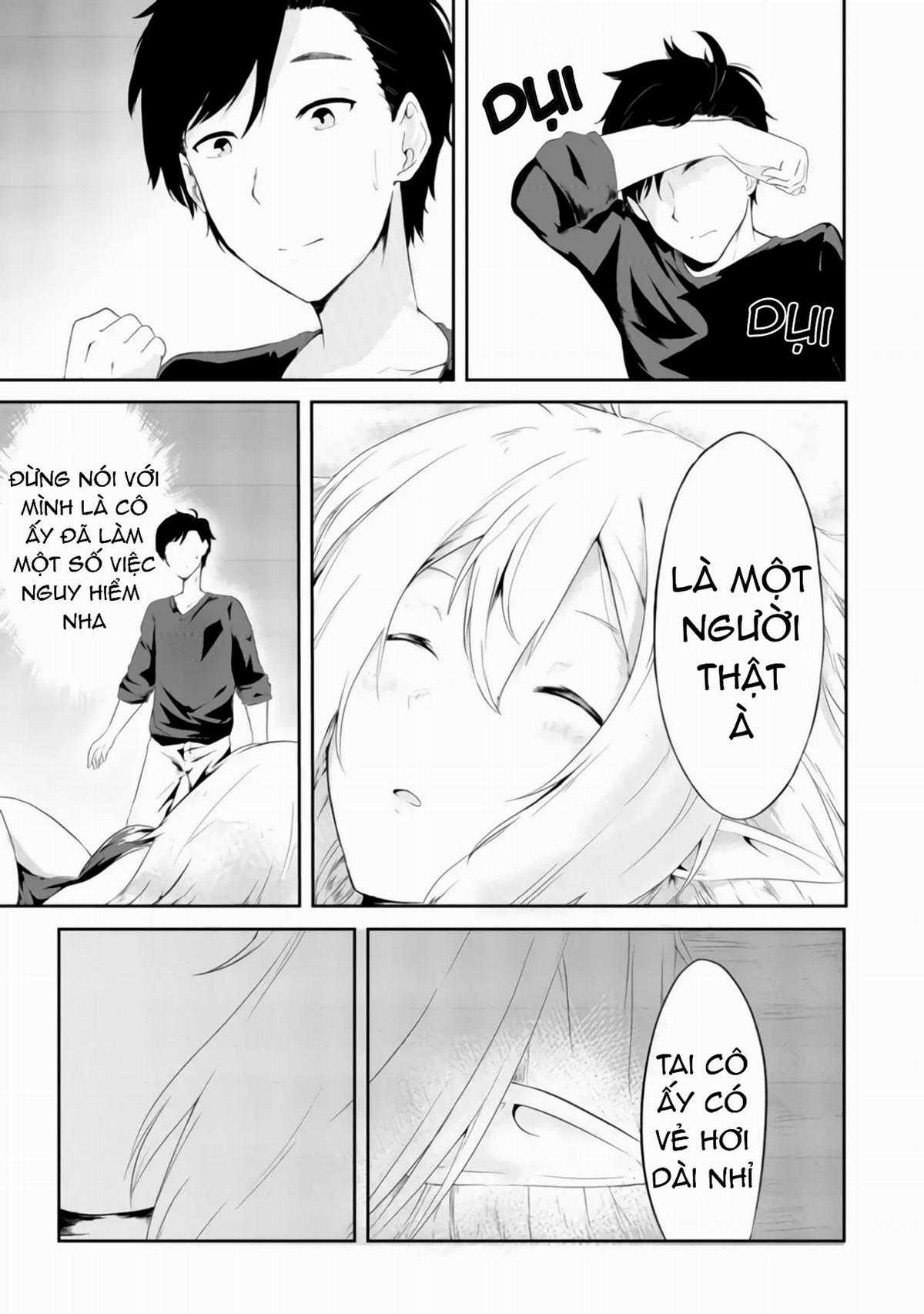 Mujintou de Elf to Kyoudou Seikatsu Chapter 1 trang 4