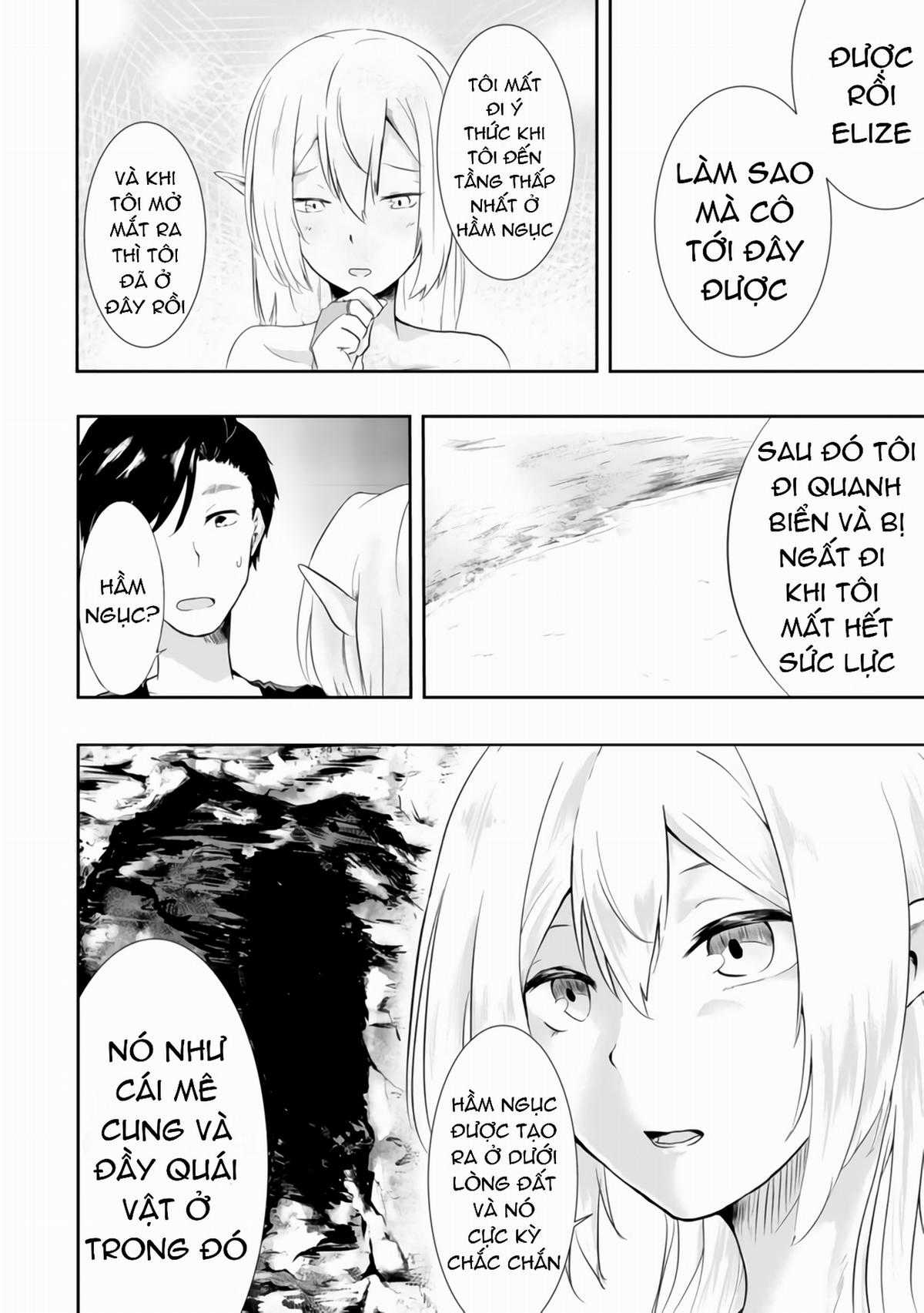 Mujintou de Elf to Kyoudou Seikatsu Chapter 1 trang 9