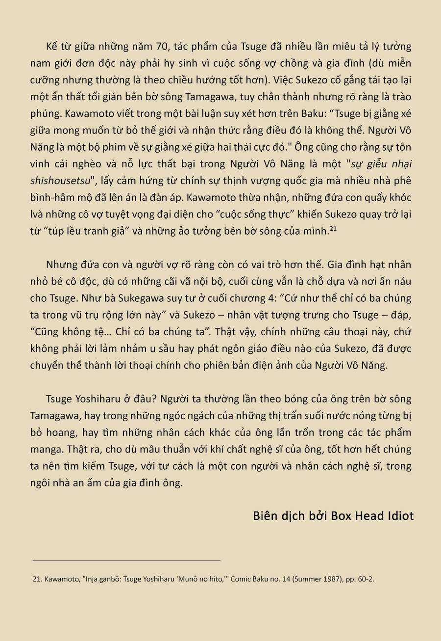 Munou No Hito - Người Vô Năng Chapter 6.5 trang 16